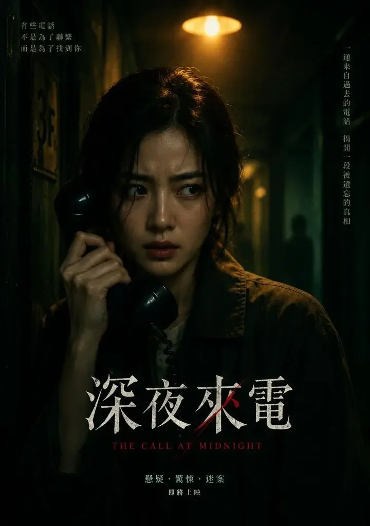 短剧《夜半来电：第十三通》首屏推荐背景